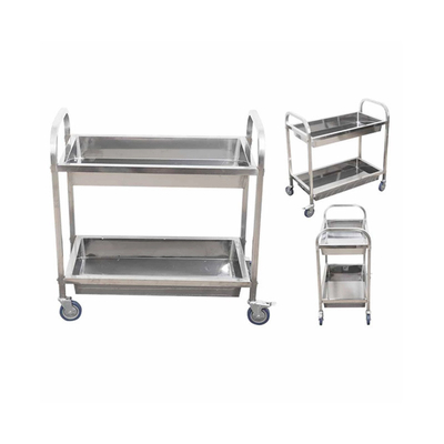RK Bakeware China Foodservice NSF Double Line Tray Rack Trolley Edelstahl Bäckerei Trolley
