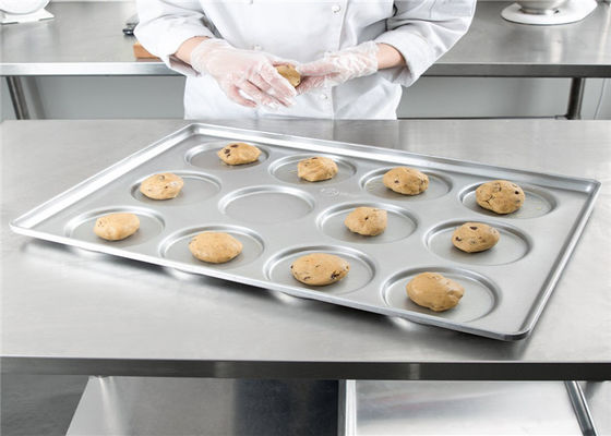 RK Bakeware China Foodservice NSF Custom Großhandel Bäckerei Commercial Hamburgerbrötchen Tablett/Muffin Top/Plätzchenpfanne
