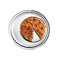 Breiter Rand 6 Zoll runde Pizzapfanne aus Aluminium Pizzablech Backblech Pizzazubehör