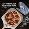 12-Zoll-Aluminium-Pizzaschaufel mit Klappgriff und 10-cm-Pizzaradschneider-Set