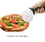 10 cm Edelstahl 430 Pizzaradschneider mit Pp-Griff Runder Kunststoffschneider Server