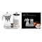 Aluminium 3 Tassen elektrischer Espresso-Moka-Kaffeemaschine Milchaufschäumer automatischer elektrischer Moka-Topf