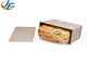 RK Bakeware China Foodservice NSF Telfon Antihaft-Pullman-Brotlaibpfanne, geriffelte Pfanne mit Deckel, kundenspezifische Größe