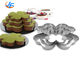 RK Bakeware China Foodservice NSF Edelstahl, vierblättriges Kleeblatt, Mausform, Mousse, Kuchenringe, individuelle Größe