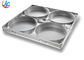 RK Bakeware China Foodservice Chicago Metallic 6 Bänder Aluminium Runde Käsekuchenform glasiert
