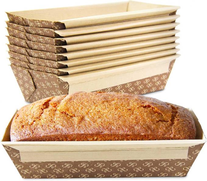 Mikrowelle Oven Disposable Paper Baking Loaf Pan Paper Baking Loaf Mold Rk Bakeware China
