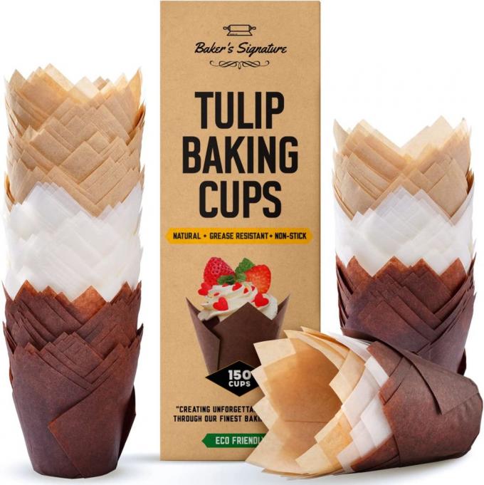 Zwischenlagen kleinen Kuchens Rk Bakeware China Tulip Baking Paper Cup Paper u. Papiermuffin-Zwischenlage