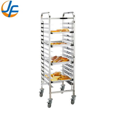 RK Bakeware China Foodservice NSF Roll In Edelstahl Flatpack Backblech Trolley Bun Pan Rack
