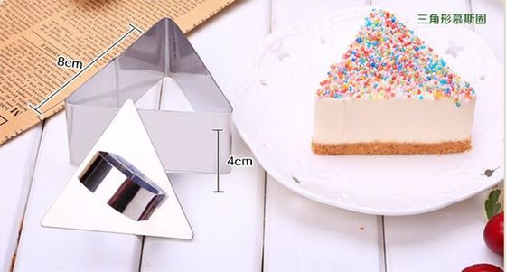 RK Bakeware China Foodservice NSF Triangle Mousse Tortenring Edelstahl Ring Form Kekse Kuchen Backformen Form schneiden