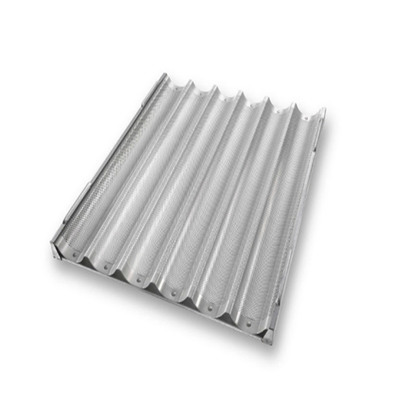 RK Bakeware China Foodservice NSF 800 x 600 Durashield Coating Channel Baguetteblech