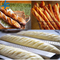 RK Bakeware China Foodservice NSF Baguette-Backblech aus glasiertem Aluminium mit 10 Fächern