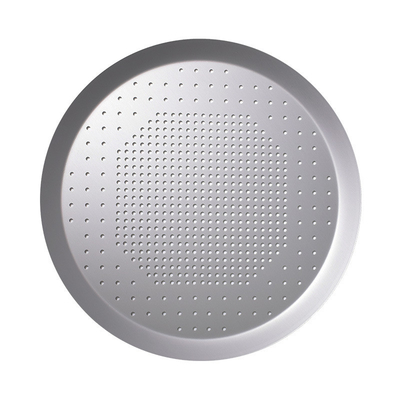 RK Bakeware China Foodservice NSF Pizzableche aus hart eloxiertem Aluminium mit perforierter knuspriger Kruste für Pizza Hut