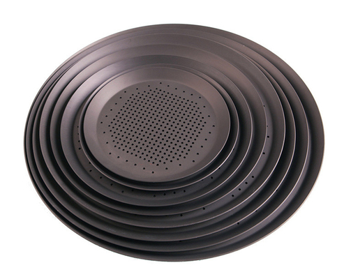 RK Bakeware China Foodservice NSF 25,4 x 20,3 cm harteloxiertes Aluminium Detroit Pizzapfanne rechteckige Pizzapfanne