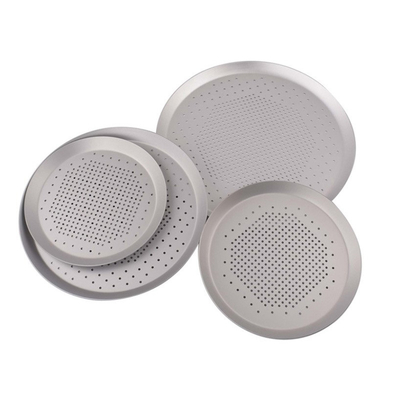 RK Bakeware China Foodservice NSF 25,4 x 20,3 cm harteloxiertes Aluminium Detroit Pizzapfanne rechteckige Pizzapfanne