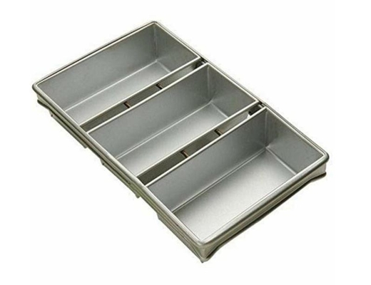 RK Bakeware China Foodservice NSF 904245 Custom Industrial Bakery Brotbackform mit 3 Riemen