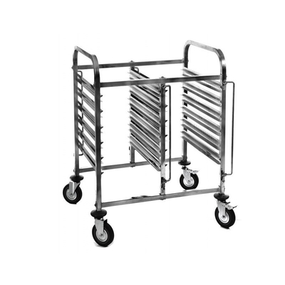 RK Bakeware China Hersteller für Transport Edelstahl Gastronorm Rack Kleiner Trolley