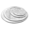 20,3 cm perforierte runde Pizzapfanne aus Aluminium, gestanztes Pizzablech, Backblech, Metallblech, Pizzateller aus Aluminium