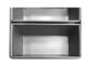 5 geschlitzte Alumminum-Stahl-Backform Backblech Toastbox Brotformen Brotbacken Toastbox für Restaurant
