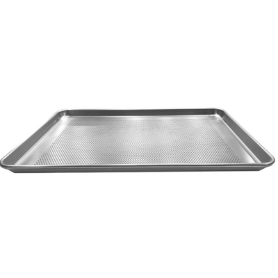 18 '' * 13 '' * 1 '' 1,2 mm Untere perforierte Brotbackform Burger oder Hamburger oder Hot Dog Brötchen Backform Aluminium Brotform