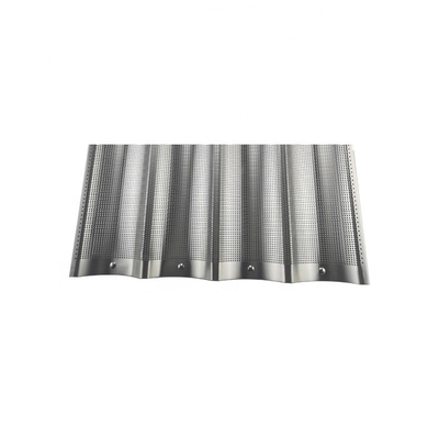 5 geschlitzte französische Brotbackform aus Aluminium Antihaft-Baguette-Backblech für Bar oder Bäckerei oder Restaurant