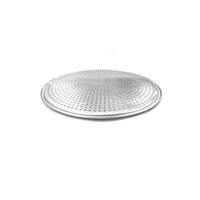15 Zoll perforiertes rundes Aluminium-Pizzablech gestanztes Pizzablech Backblech für Bäckerei oder Restaurant oder Bar