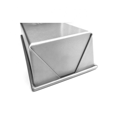 22,9 x 7,6 x 8,9 cm, einzelne Aluminium-Stahl-Backform, Backblech, Toastbox, Brotformen, Brotbacken für Ba