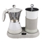 Automatischer 2-in-1-Espresso-Cappucinno-Kocher mit Milchaufschäumer-Geschenkset Elektrische Kaffeemaschine und Milchaufschäumer-Set