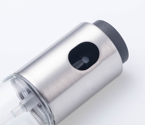 Edelstahl-Grill-Kochwerkzeug, nachfüllbarer Ölspender, Glas-Kunststoff-Essig-Öl-Sprühflasche
