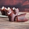 Muffin-Zwischenlage Tulip Cup Wood Pulp des Brown-Butterbrotpapier-backende Form-kleinen Kuchens