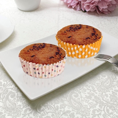 Butterbrotpapier-backender Schalen-großer Muffin-Zwischenlagen-kleiner Kuchen riesiges Muf 3,5 Zoll