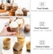 Muffin-Zwischenlagen-Nahrungsmittelgrad des Kraftpapier-riesiger Papierkuchen-backender Schalen-kleinen Kuchens