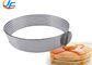 RK Bakeware China Foodservice NSF Aluminium-Kuchenform, runder Mousse-Ring-Kuchenschneider Kreis-Kuchenring