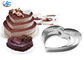 RK Bakeware China Foodservice NSF Kuchen-Backform in Herzform, Edelstahl-Herzform-Mousse-Kuchenringe