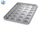 RK Bakeware China Foodservice 42495 Chicago Metallic Aluminisierter Stahl 24 Formen 1,95 oz. Hamburgerbrötchenblech/Muffinform