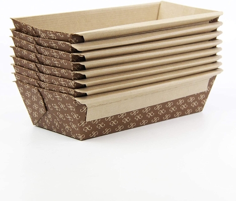 Wegwerfpapierkuchen-formen backender Form-backender Dachboden im Stangen-Kuchen rechteckiges