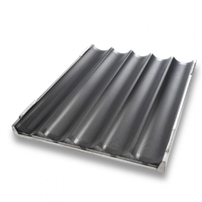 Rk Bakeware China Manufacturer-Hoagie Bun Pan /Slider Bun Pan/Square Ciabatta Roll Pan