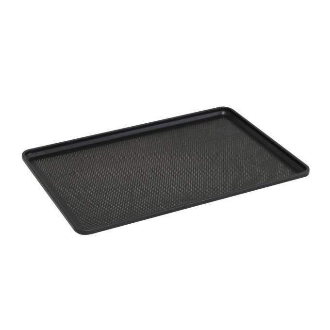 RK Bakeware China Foodservice NSF 0215 Hoagie-Brötchenpfanne aus glasiertem aluminiertem Stahl mit abgerundeten Enden, Hamburger-Brötchen-Backblech 8