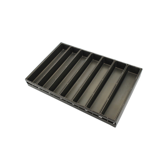 Rk Bakeware China Manufacturer-6 Strap Glazed Aluminized Steel Bread Loaf Pan/Sandwich Loaf Pan/Jumbo Loaf Pan