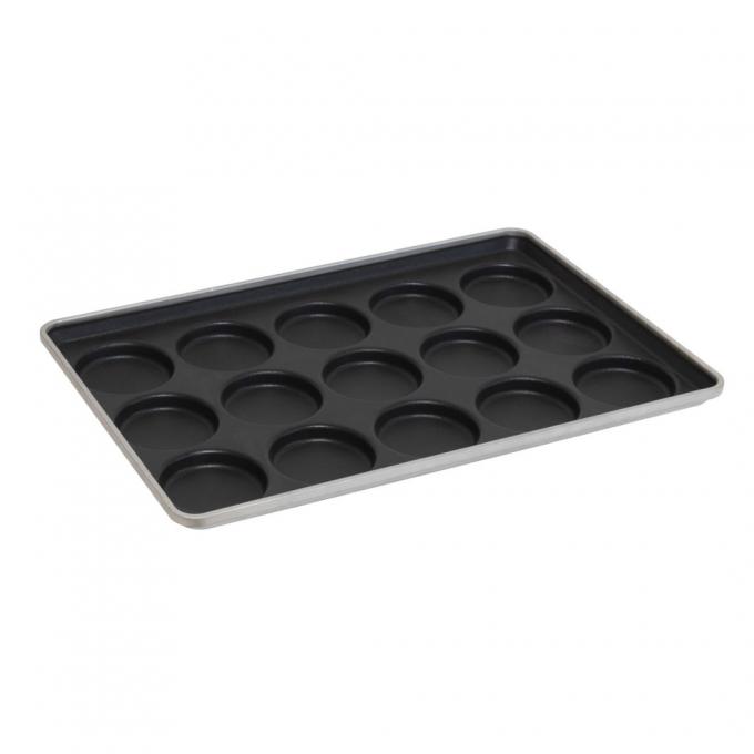 RK Bakeware China Foodservice NSF 25,4 x 35,6 cm Commerce hart eloxiertes Aluminium Detroit Pizzablech für Pizzaketten 5
