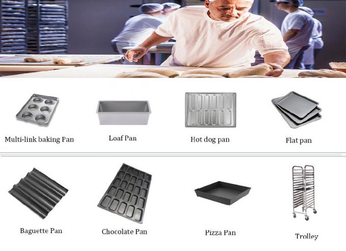 RK Bakeware China Foodservice NSF 49015 Glasur-Aluminium-Sub-Sandwich-Rollpfanne Backblech 8